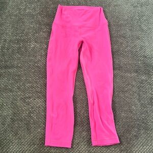 Lululemon size 4 pink athletic leggings